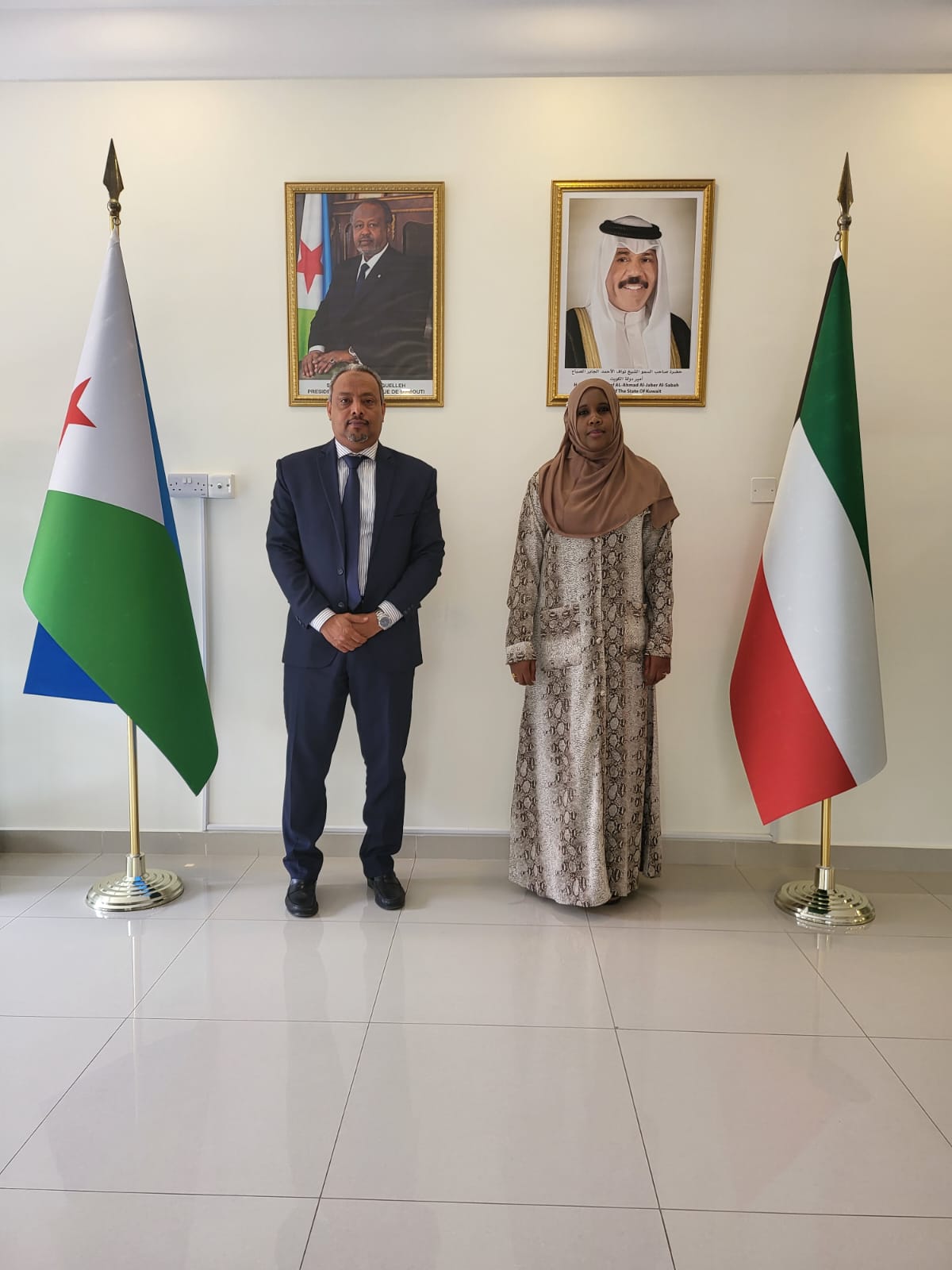 زيارة سفير جمهورية كينيا لدى الكويت لسفارة